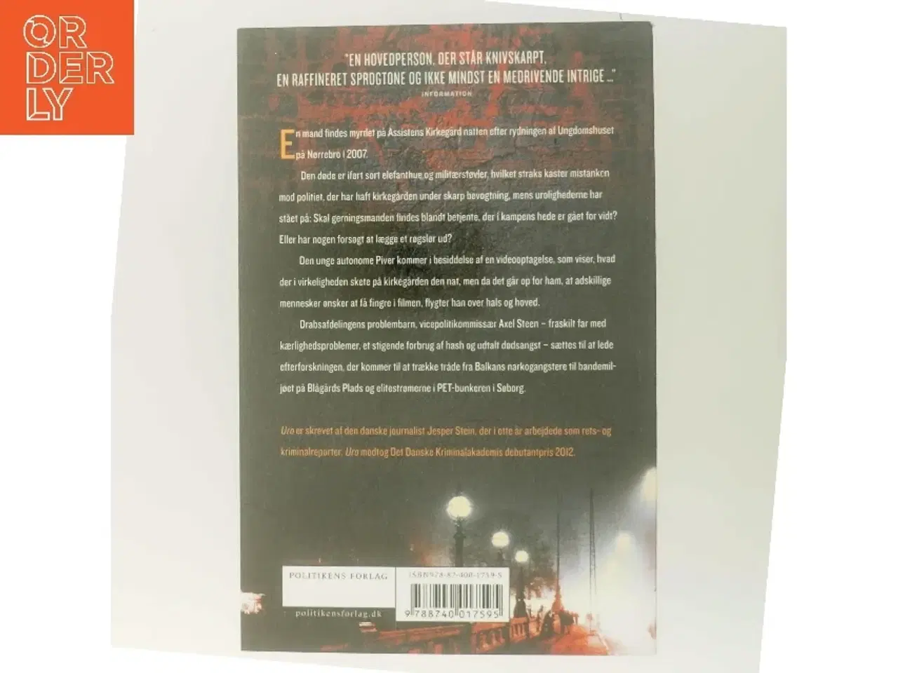 Billede 3 - Uro af Jesper Stein (Bog)