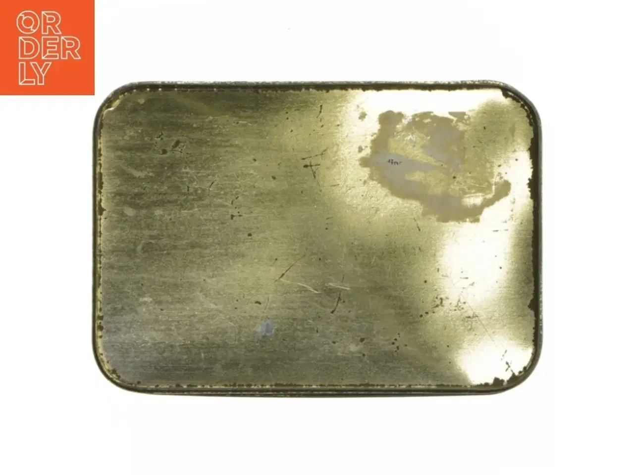 Billede 5 - Vintage Hollandsk Metaldåse med blå dekoration (str. 17x12 cm)