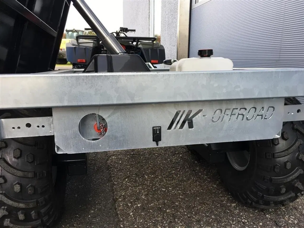 Billede 8 - K-vognen K-Offroad 1,2 tons Boggievagn TILBUD - 3-vejs tip, el-hydraulisk