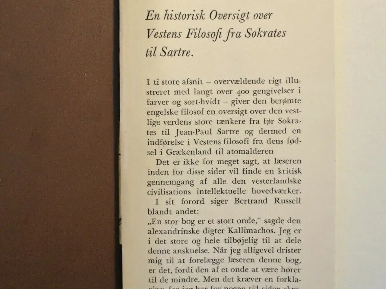 Billede 3 - den vestlige verdens filosofi, af bertrand russel