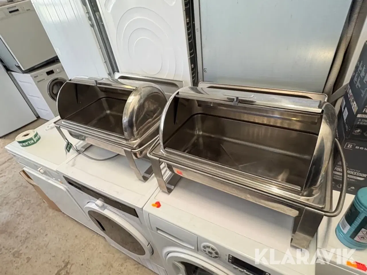 Billede 1 - Stålbeholdere til opbevaring/varmning APS 2 styk