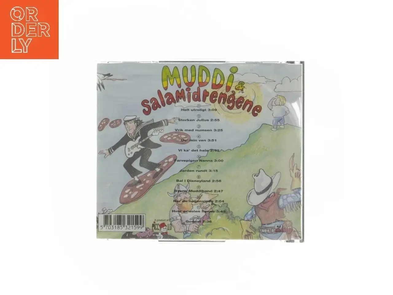 Billede 3 - Muddi & Salamidrengene CD (str. 12,5x14 cm)