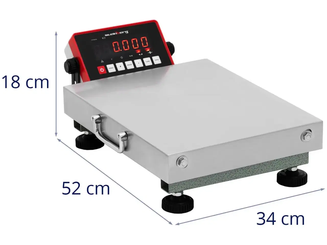 Billede 4 - Industrivægt – 30 kg / 0,005 kg – kg / lb – LED