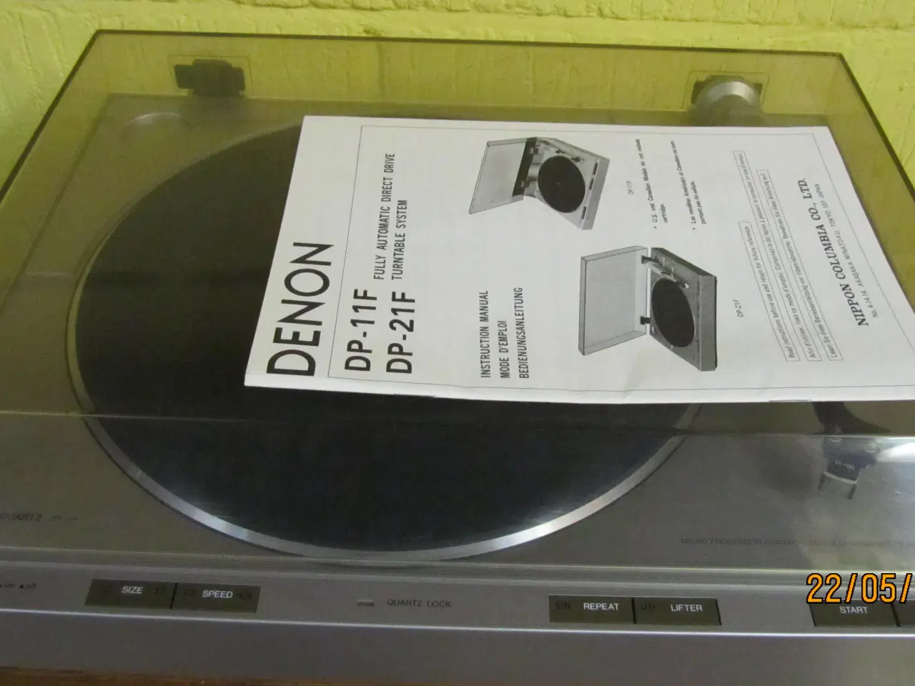 Billede 2 -  DENON DP-21F Direct DRIVE