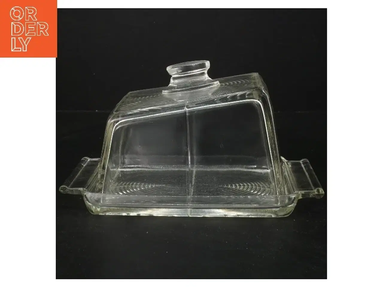 Billede 1 - Glas smørklokke (str. 23x11 cm)