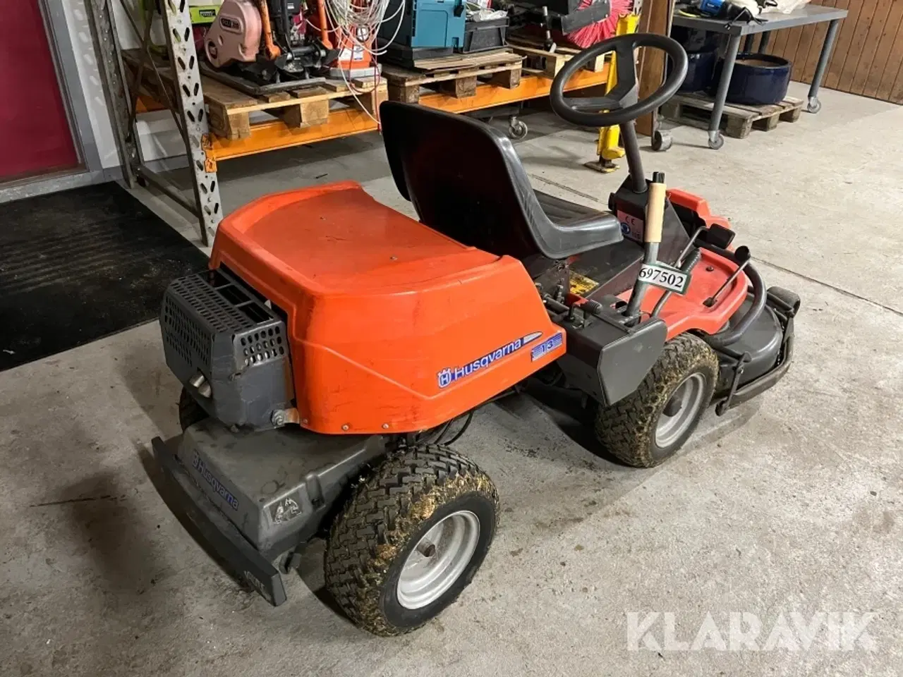 Billede 3 - Græsslåmaskine Husqvarna Rider R 13 Bioklip