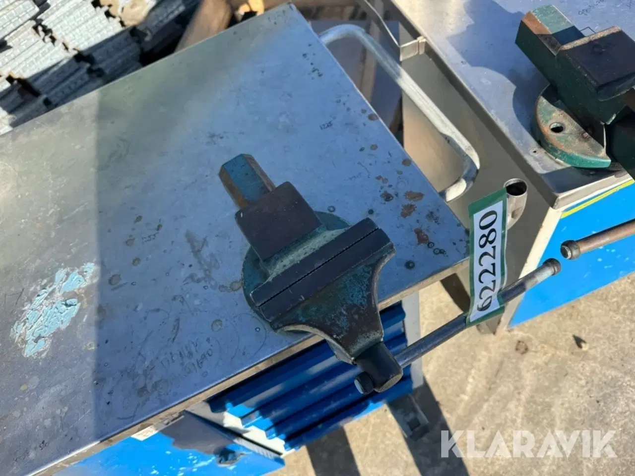 Billede 7 - Værksteds bord på hjul Blika