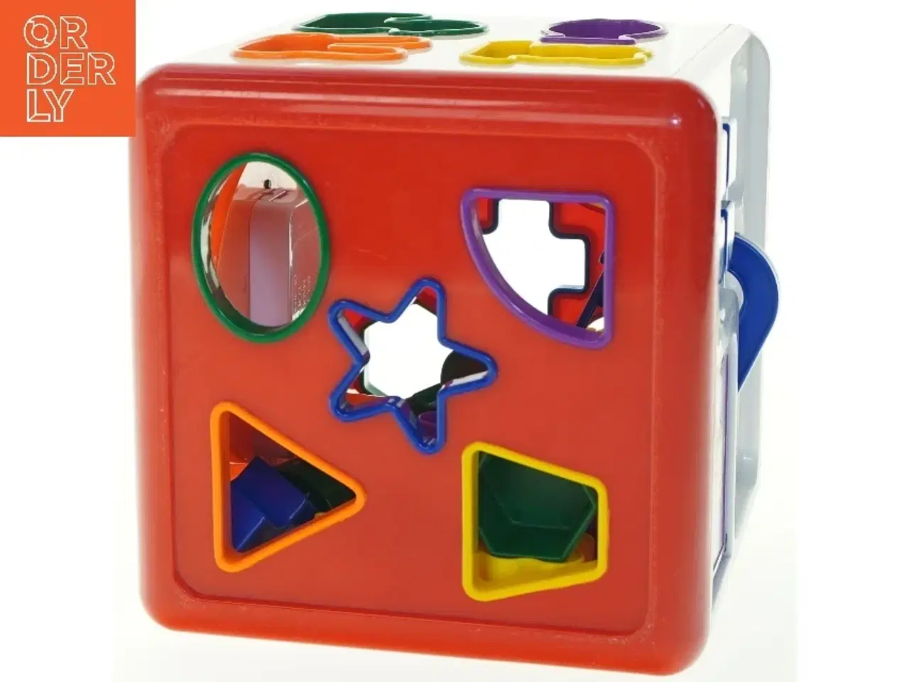 Billede 3 - Formsorteringskube til børn (str. 19x19 cm)