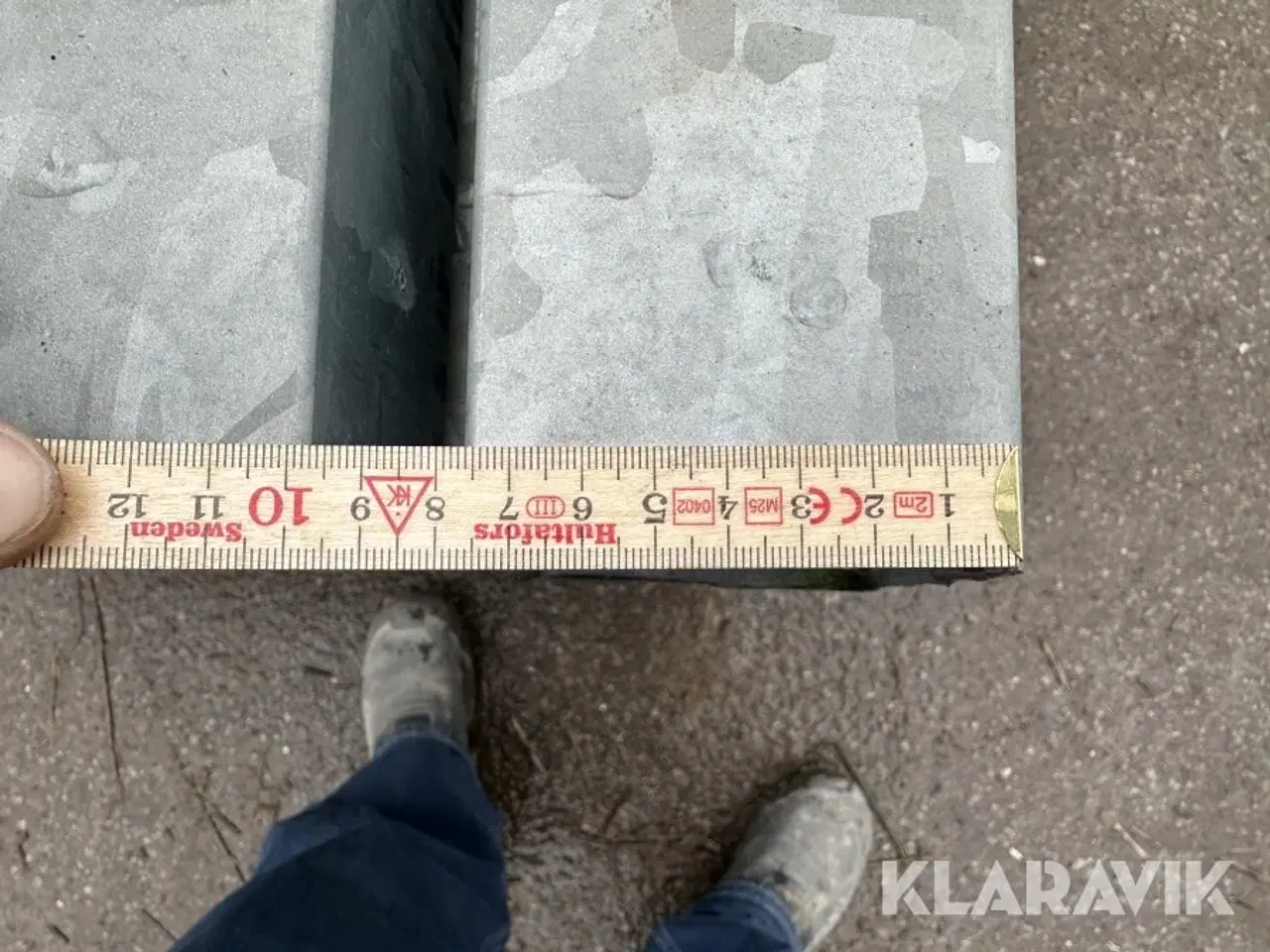 Billede 6 - Galvaniserede stolper 56 styk. 2,0m. lange