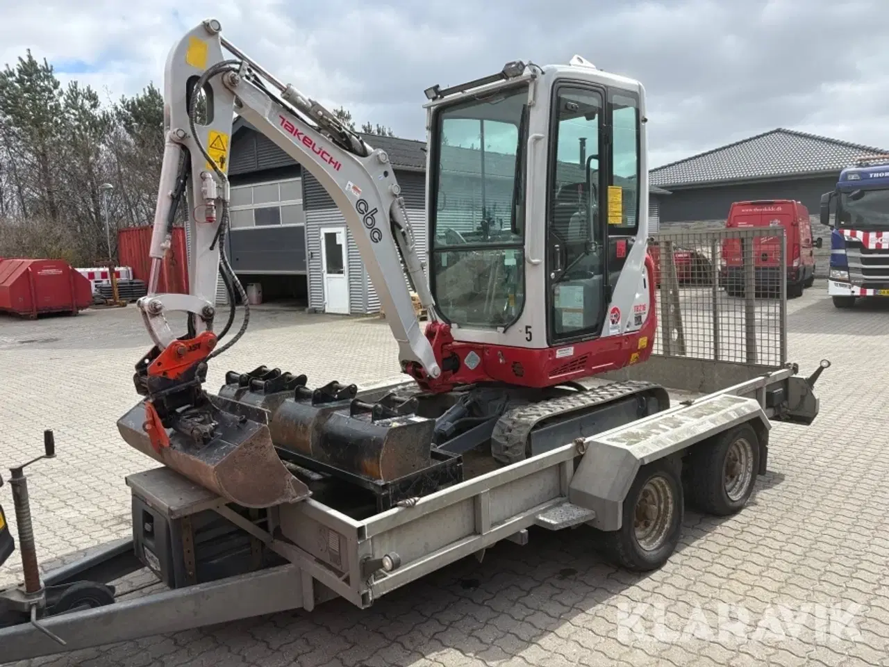 Billede 5 - Entreprenørpakke Iveco Daily 3.0 med servicevogn minigraver maskintrailer