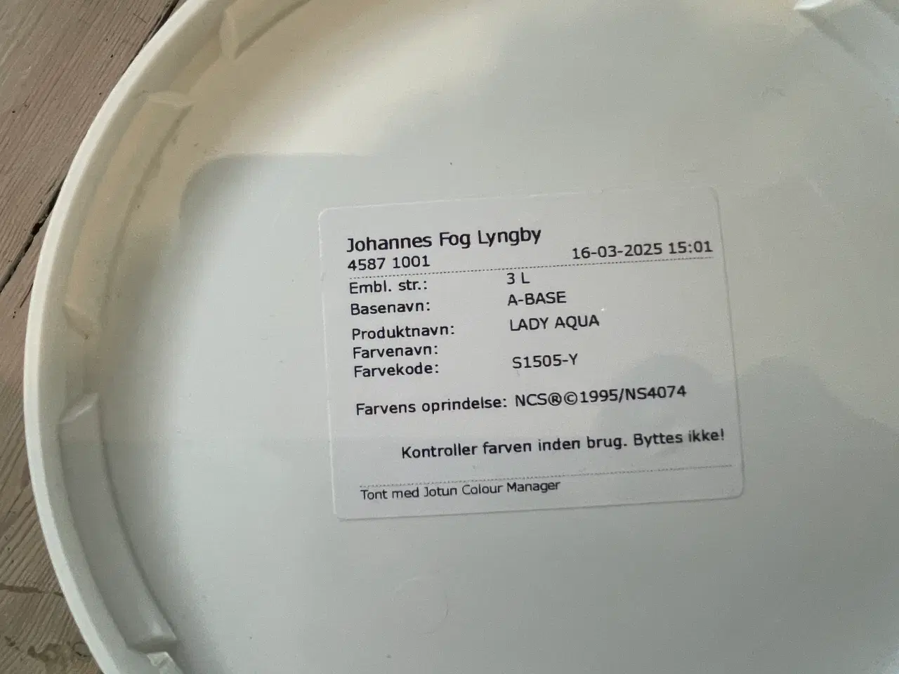 Billede 3 - Jotun (kol-farvet) vådrumsmaling - ca. 3 liter