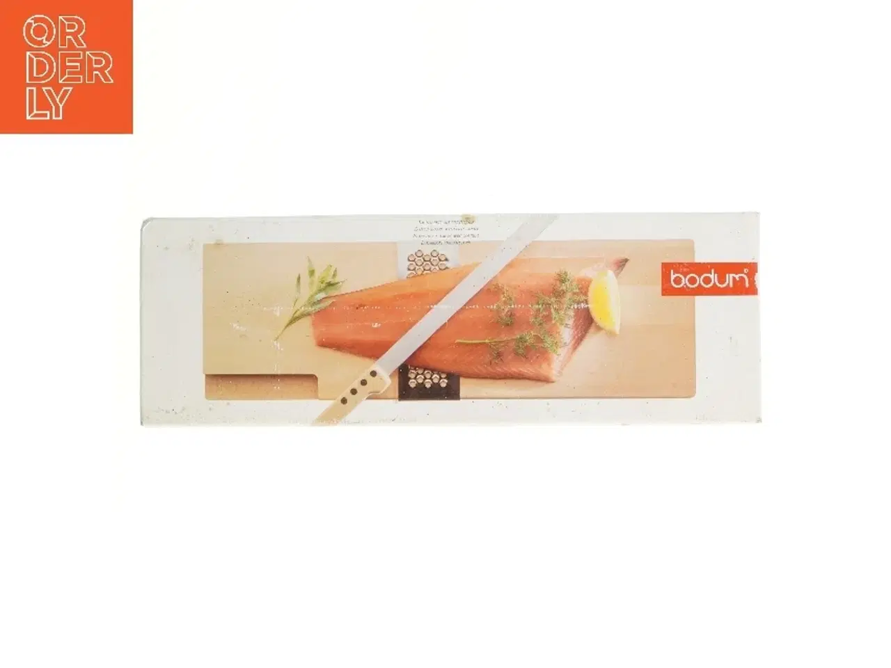 Billede 3 - Bodum laksebræt med kniv fra Bodum (str. 57,5x20 cm)
