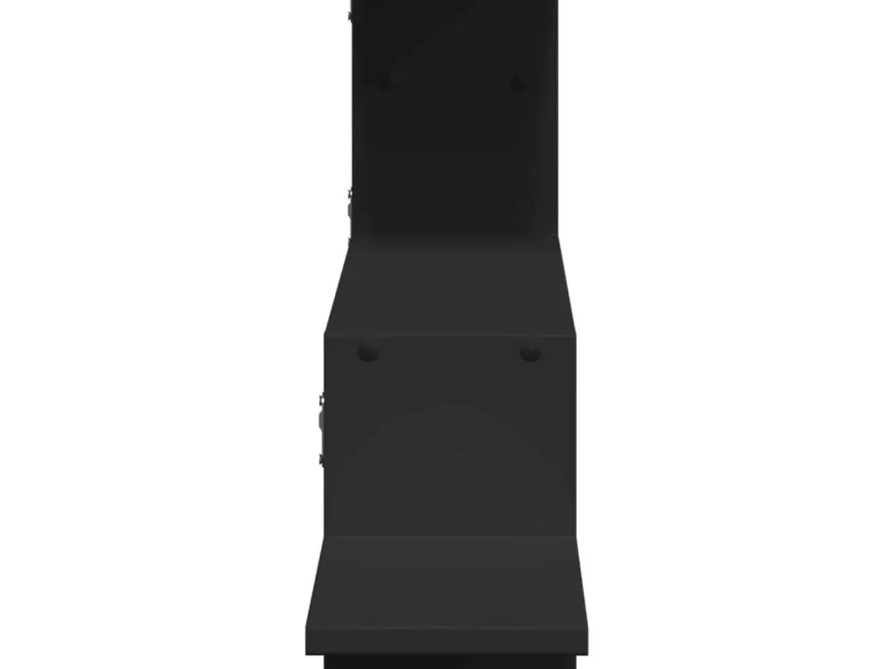 Billede 5 - Væghylde 104x15x49 cm konstrueret træ sort