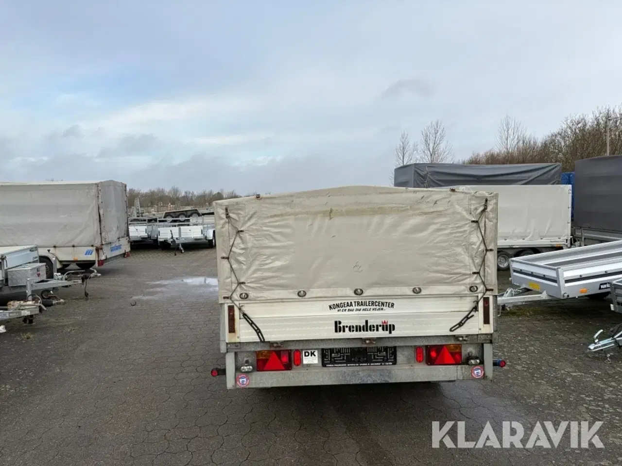 Billede 4 - Trailer Brenderup 2500 med høj presenning