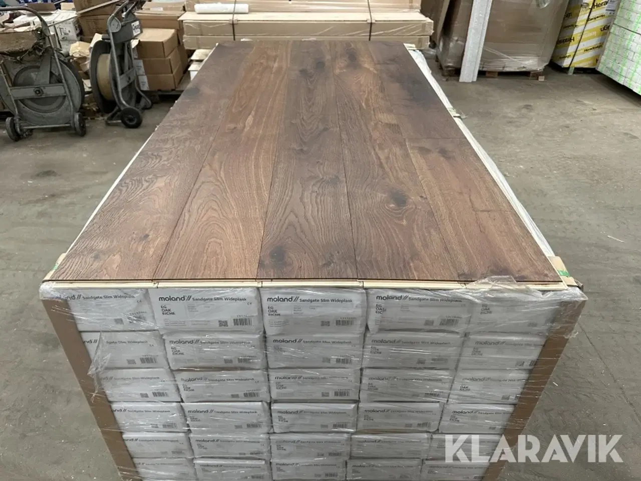 Billede 5 - Plankegulv Moland Sandgate Slim Wideplank Living eg voksolie smoked brushed 15 mm – 115,6 m²