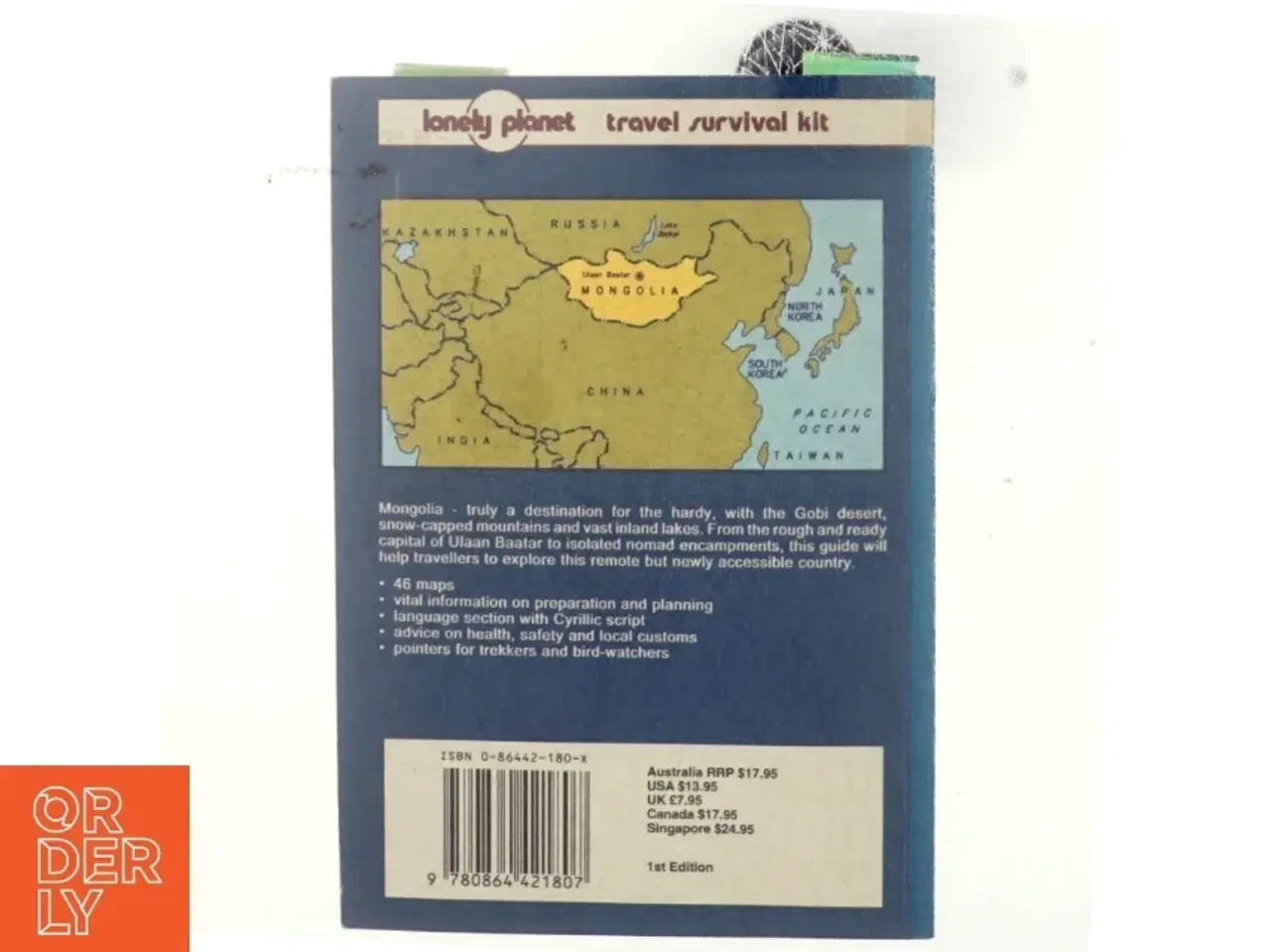 Billede 3 - Mongolia : a travel survival kit af Robert Storey (Bog)