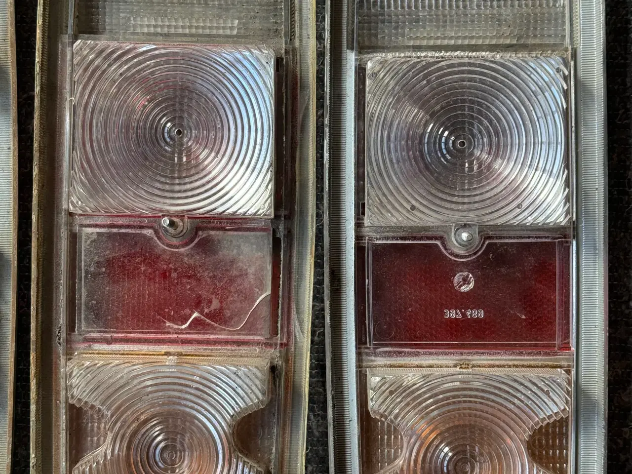 Billede 6 - Fire VW T2 bus baglygteglas 1972 - 1979, Hella.