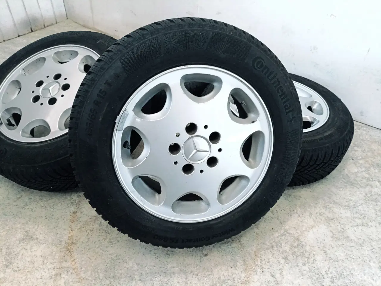 Billede 6 - 5x112 15" ET42 nav 66,6ø MERCEDES vintersæt År.:19