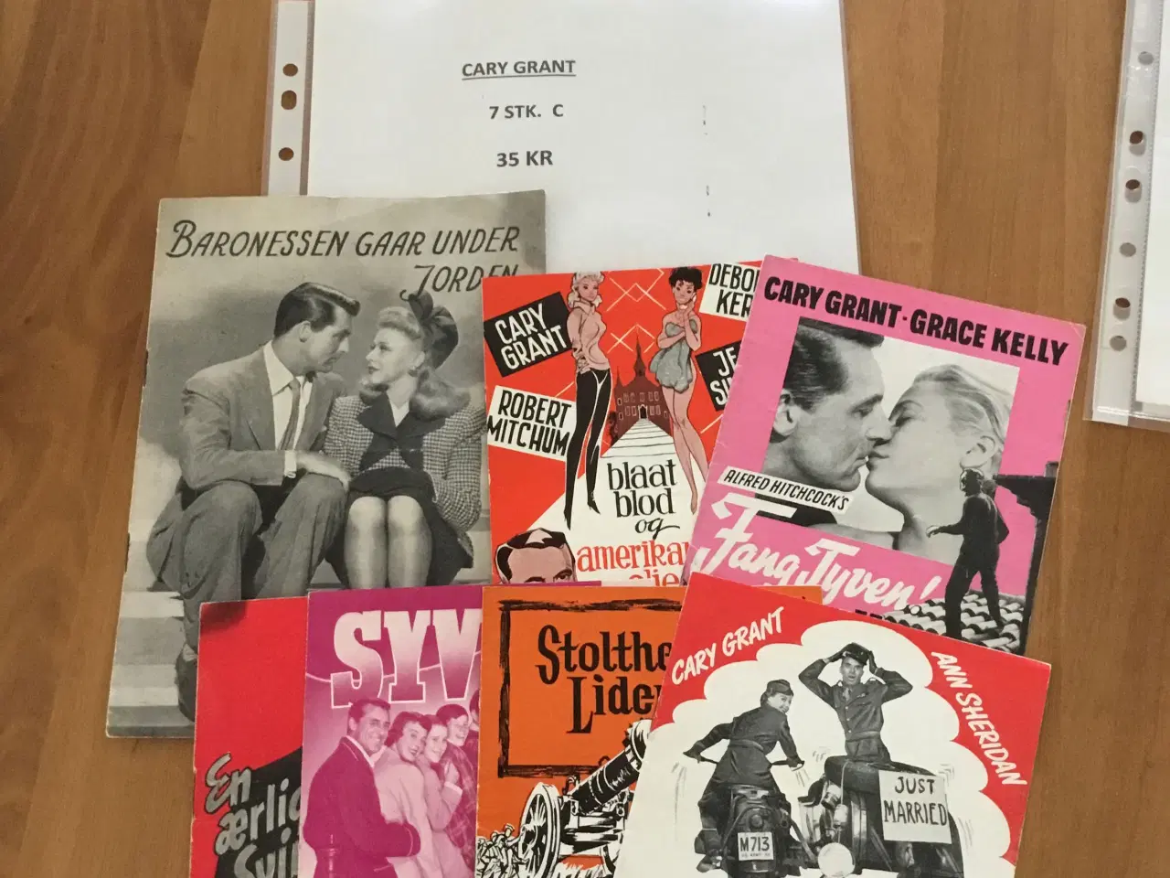 Billede 1 - CARY GRANT - PRIS 7 stk