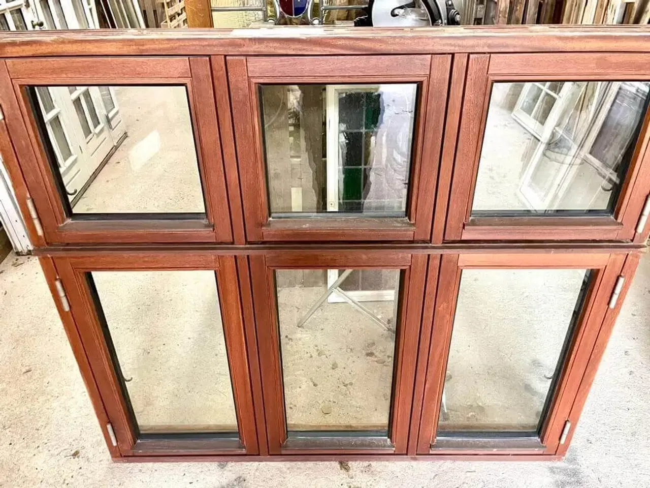 Billede 2 - Stort 3-fags Dannebrogsvindue m. termo