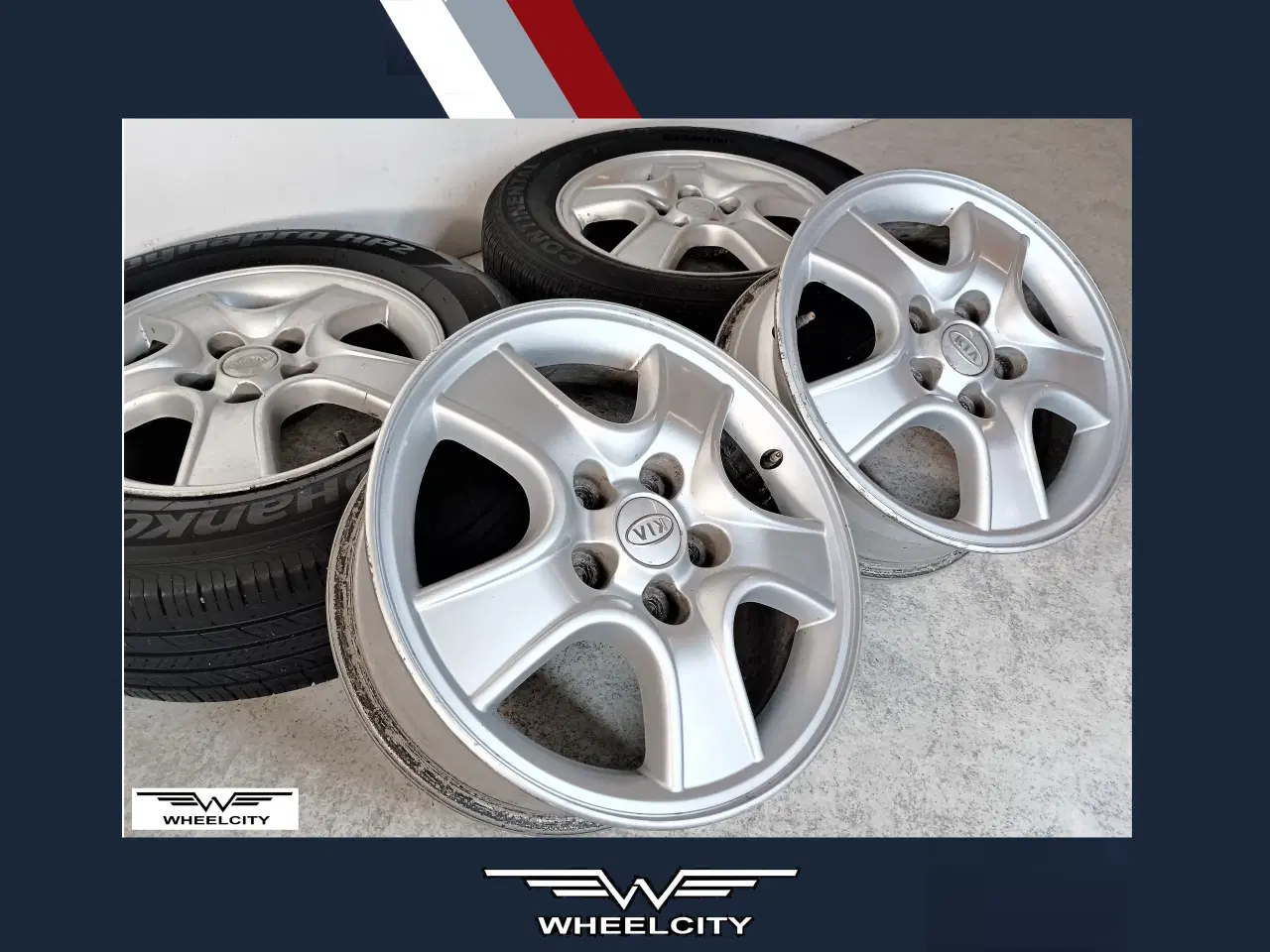 Billede 1 - 5x114,3 16" ET43 KIA fælge