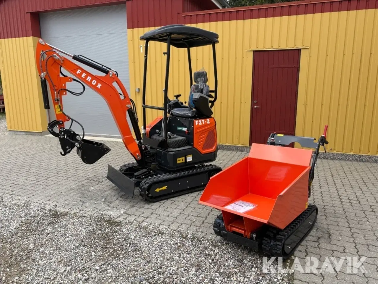 Billede 1 - Minigraver Ferox F2T-Z og minidumper Ferox LNO-CH330