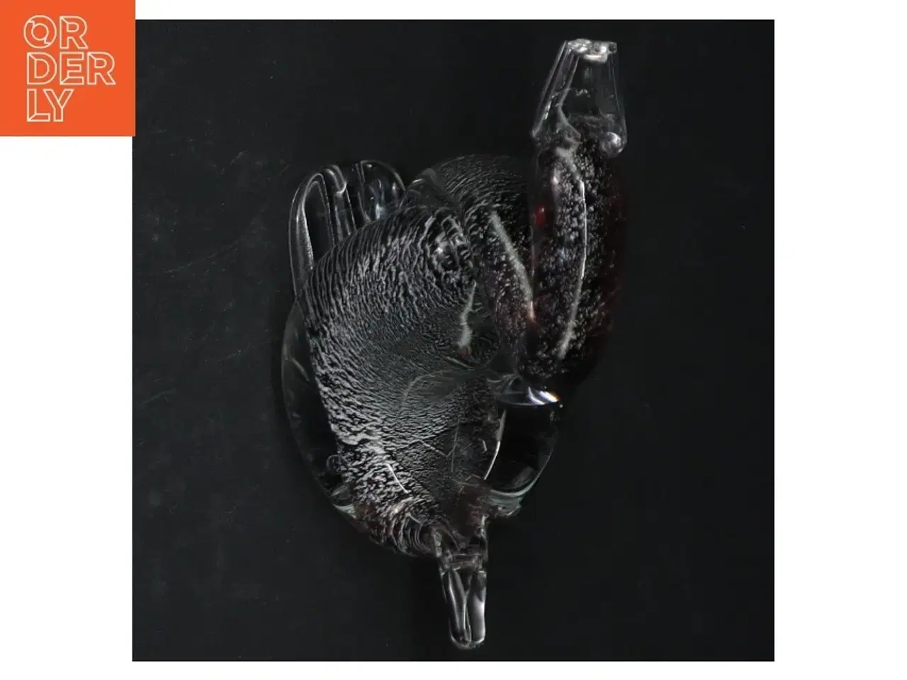 Billede 5 - Glas Figur af fugl (str. 14 cm)