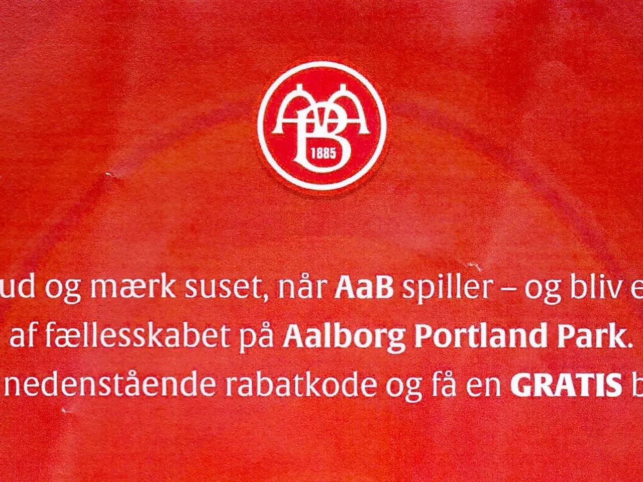 Billede 2 - Billetter til fodboldkamp Aab - Lyngby 25. okt.