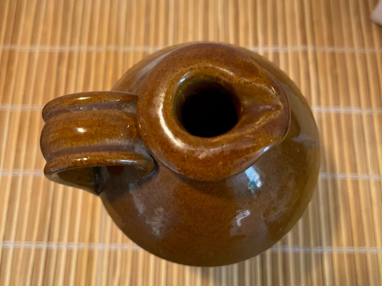 Billede 2 - Vintage Moira Pottery snapseflaske – Engelsk stent