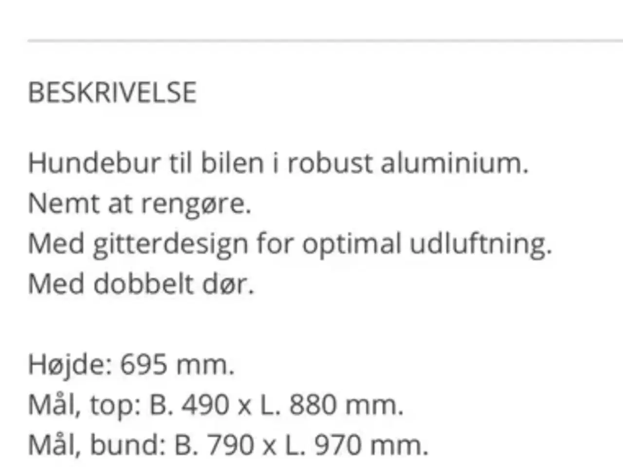 Billede 2 - Hundebur