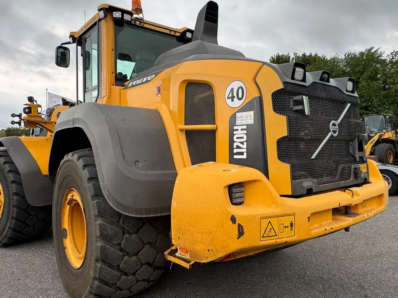 Billede 6 - Volvo L 120 H MED SKOVL OG TVILLINGEHJUL!