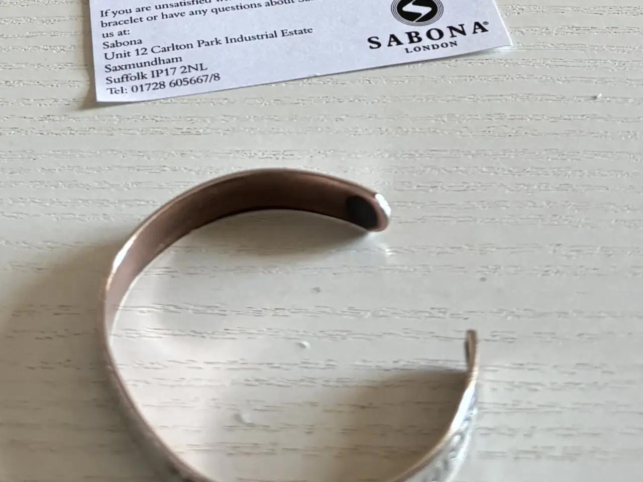Billede 3 - Armbånd SILVER fra SABONA London. str. 5,5