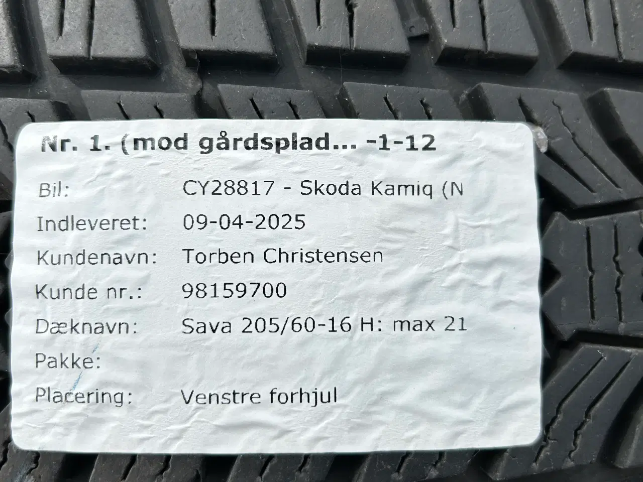 Billede 1 - Vinterdæk 16”