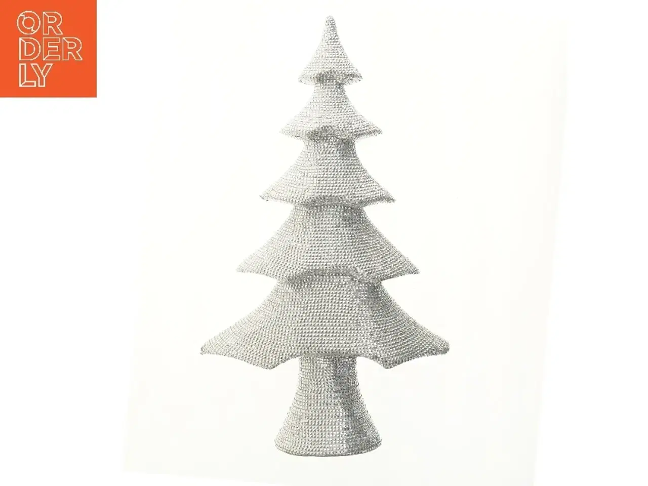 Billede 2 - Dekorativt juletræ i sølv (str. 80 cm)