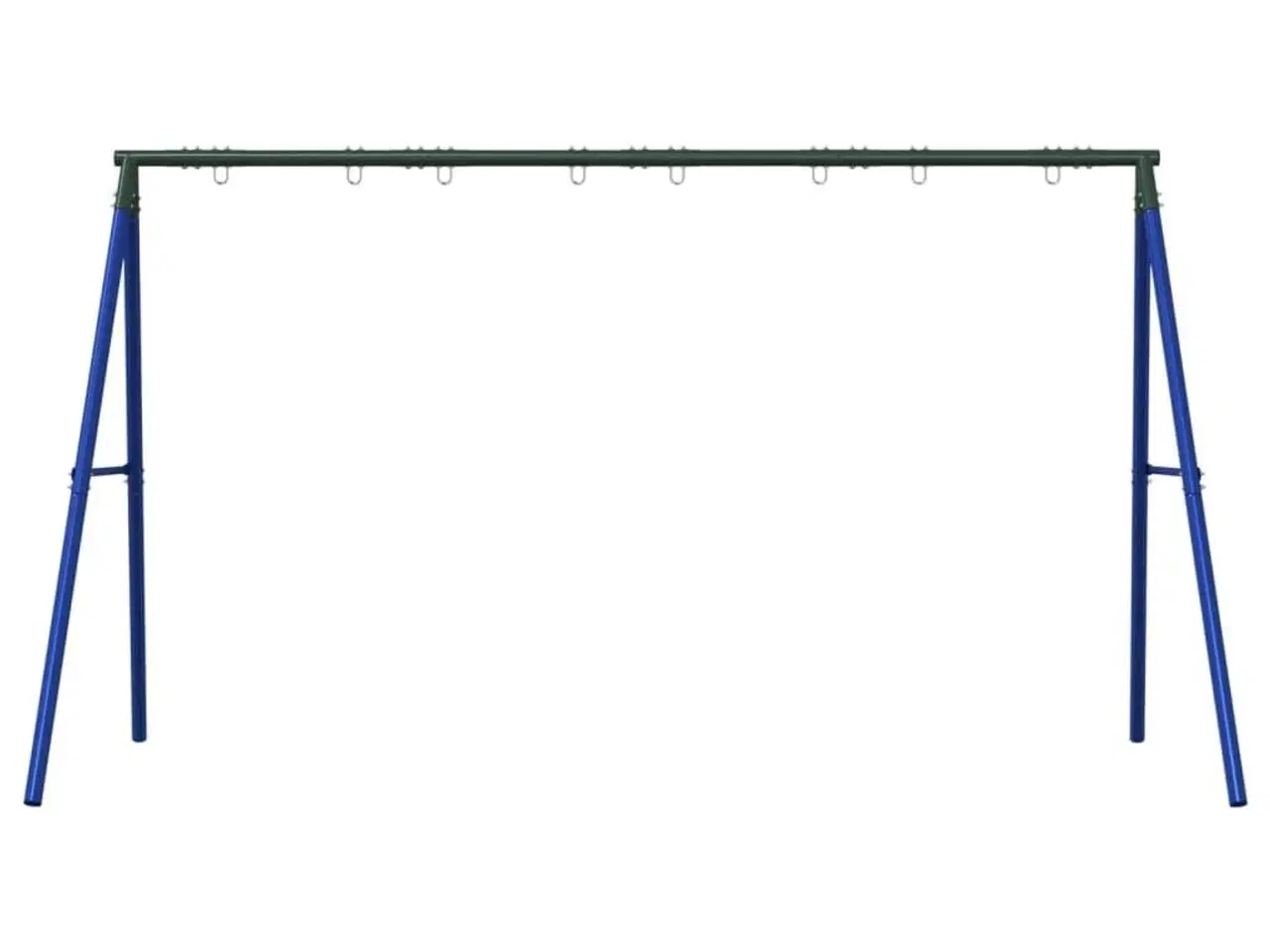 Billede 3 - Gyngestativ med 8 kroge stål blå
