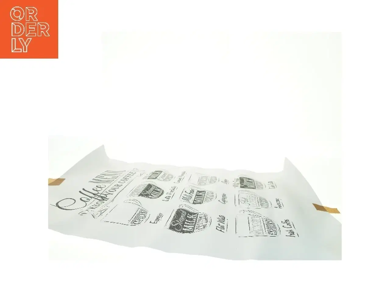 Billede 2 - Kaffe menu plakat (str. 70 x 50 cm)