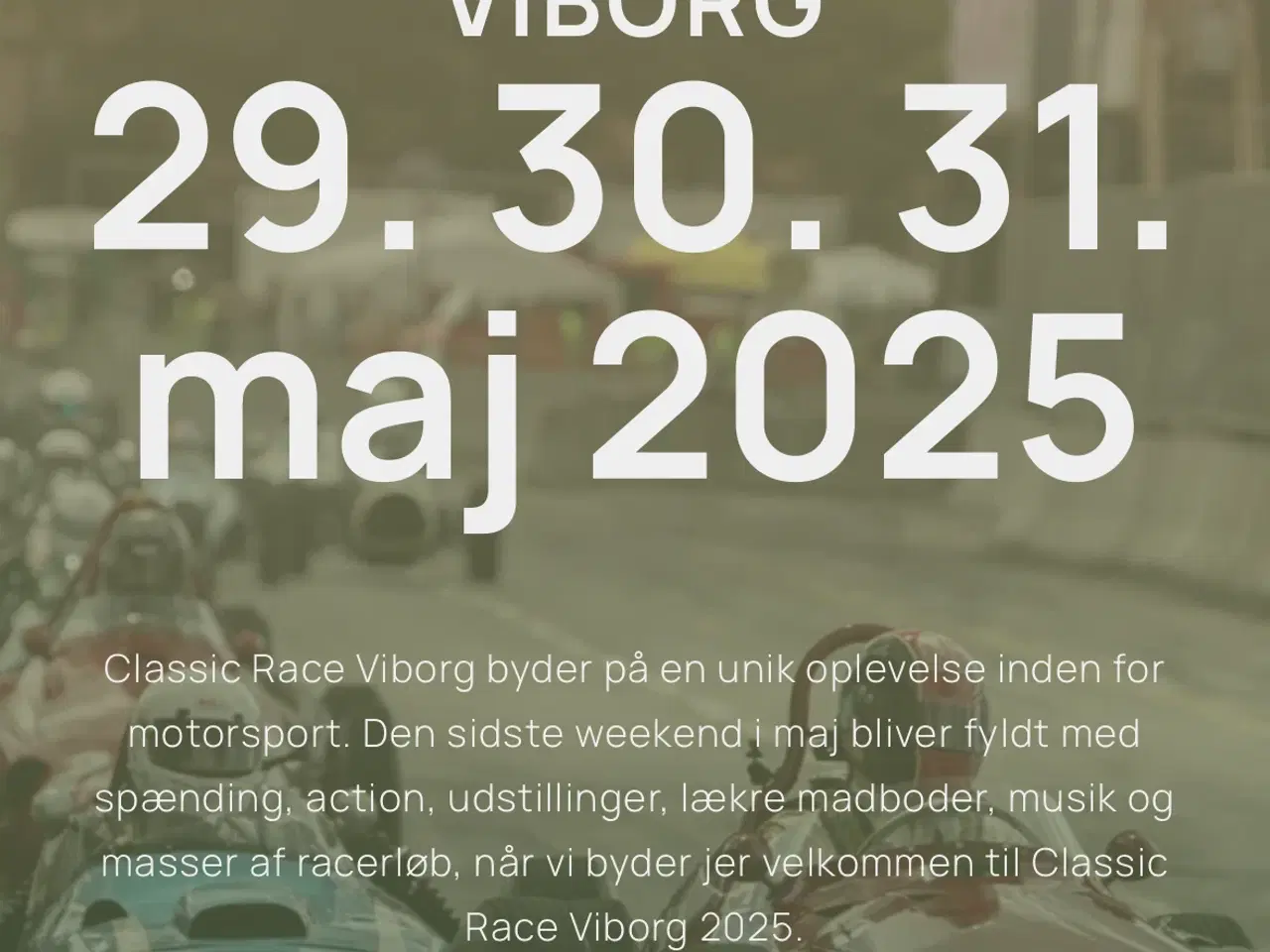 Billede 2 - Billetter Classic  Race Viborg 2025