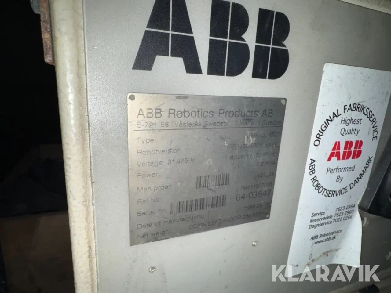 Billede 4 - Robot ABB IRB6400 M97 med styreskab