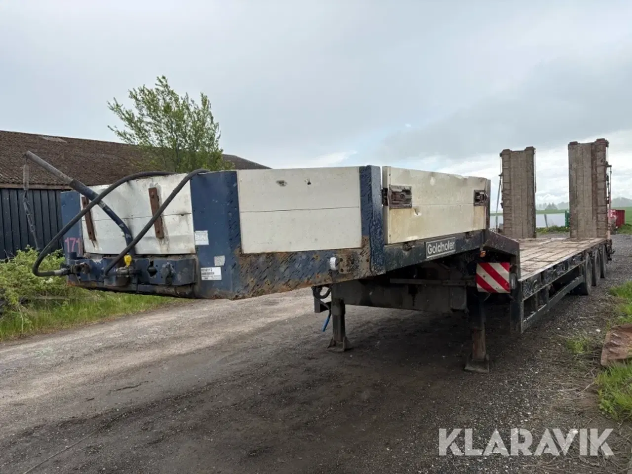 Billede 1 - Maskintrailer / lavlæsser Goldhofer STN-L 3-39/80 A