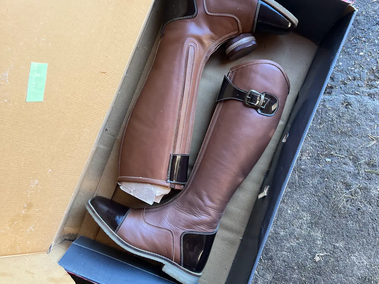 Billede 4 - Kunstlæder støvler 36