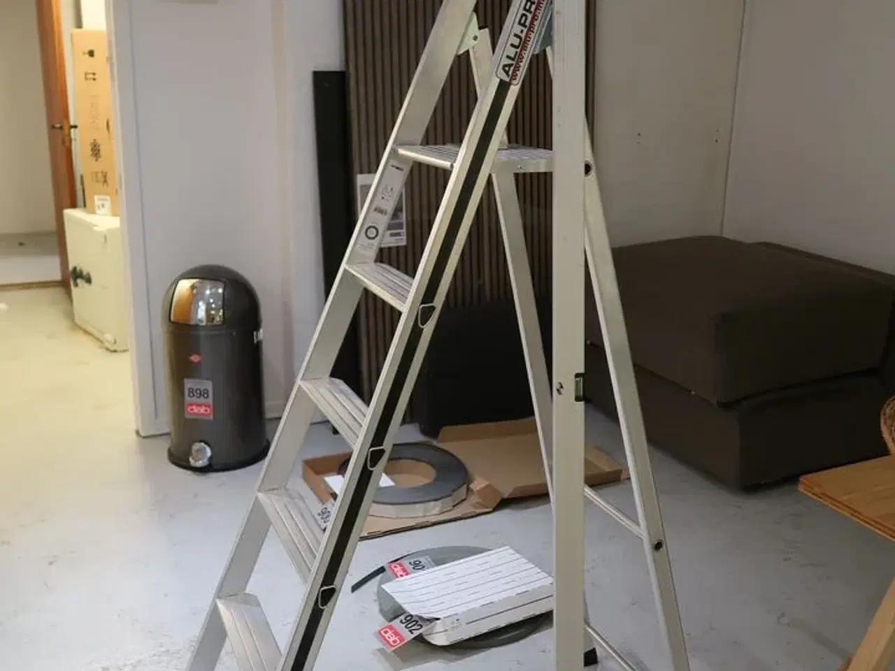 Billede 1 - Alu trappestige + vaterpas