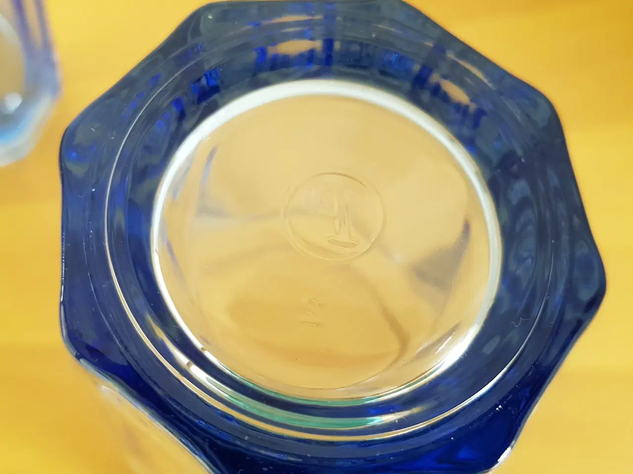 Billede 6 - 3 stk flotte blå glas