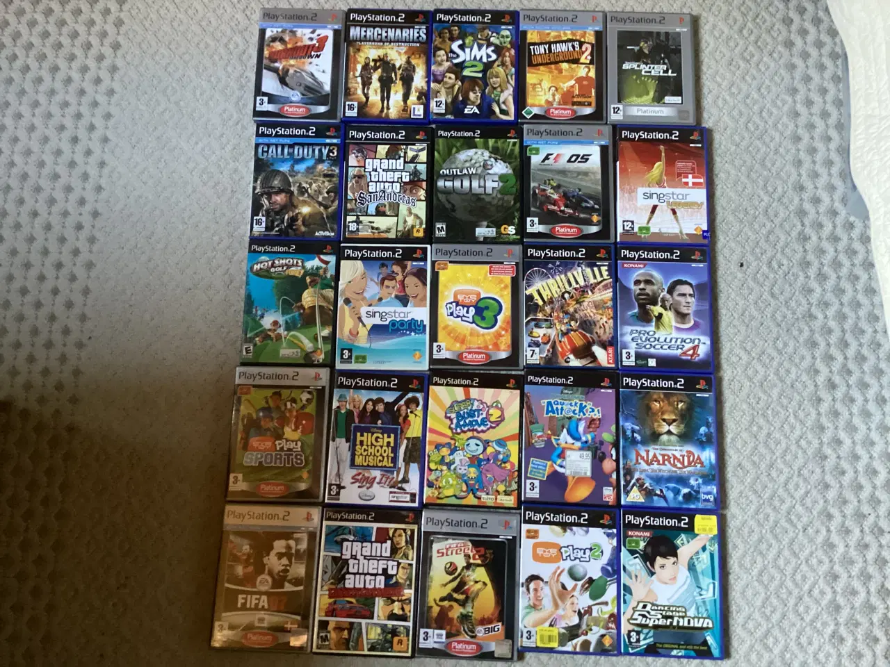Billede 1 - PS2 PlayStation spil. 25 stk. samlet for 350kr.