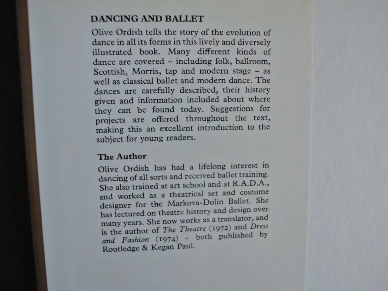 Billede 3 - dancing and ballet, by olive ordish, emne: kunst o