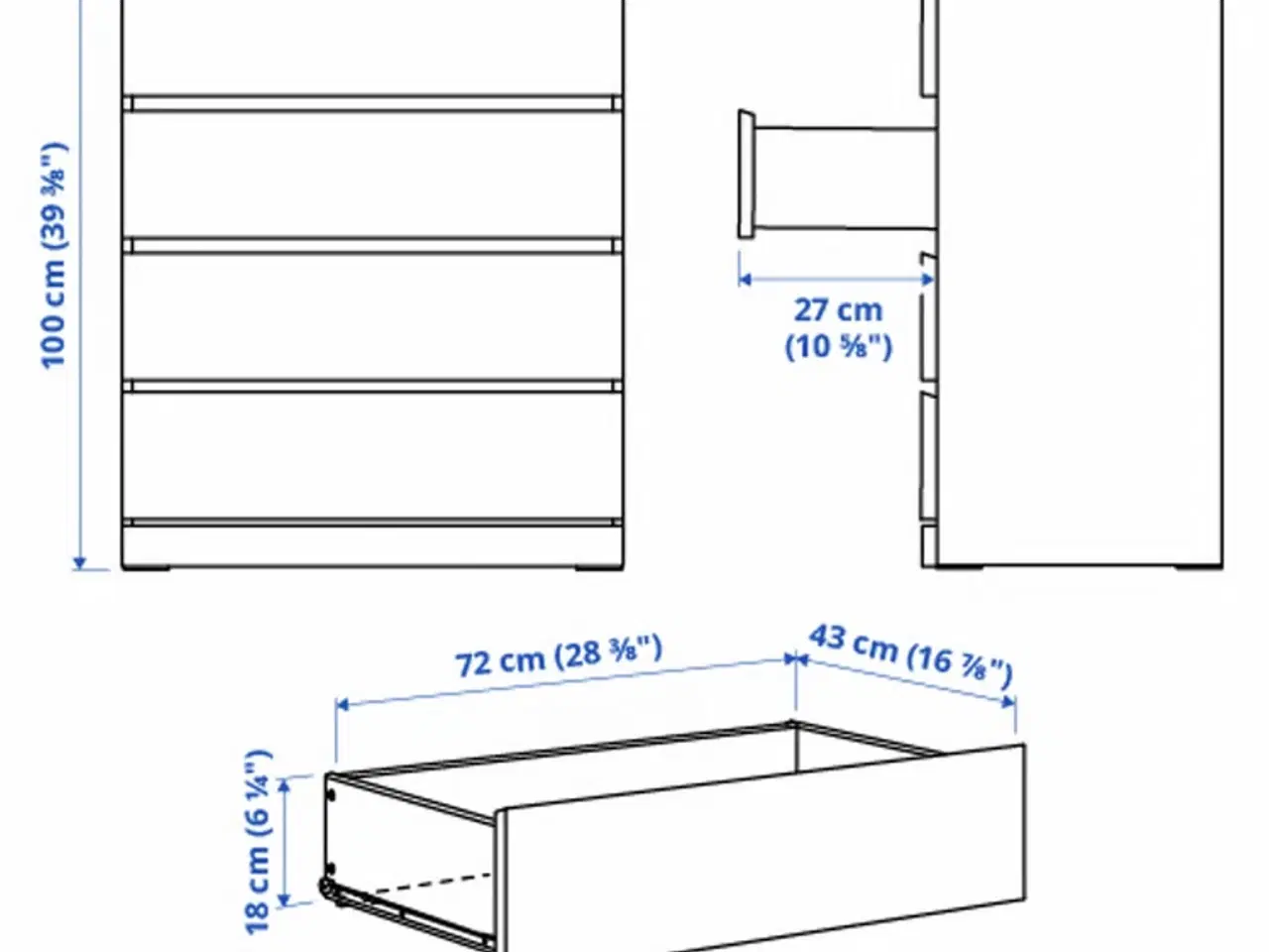 Billede 4 - Ikea Malm kommode
