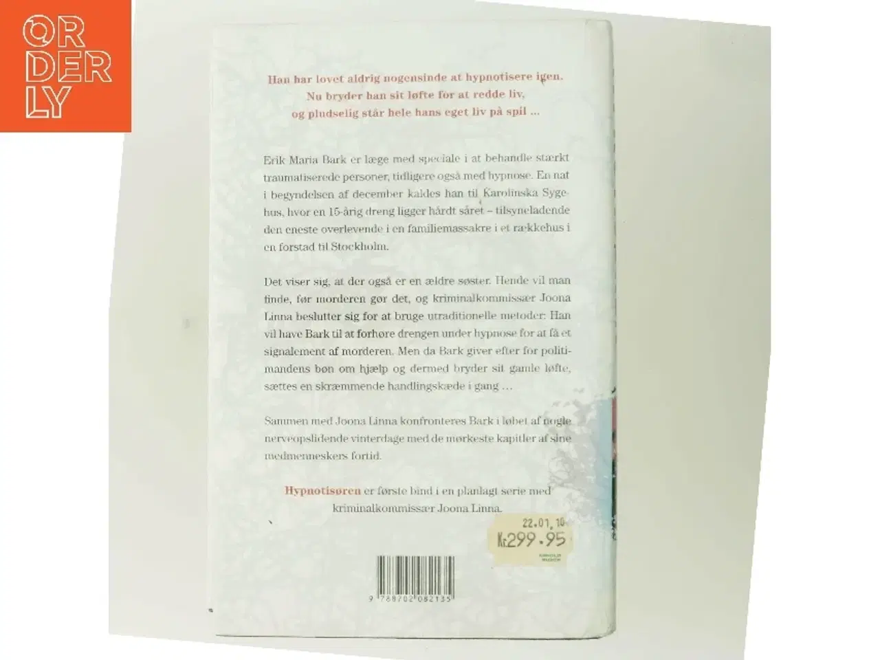 Billede 3 - Hypnotisøren af Lars Kepler (Bog)