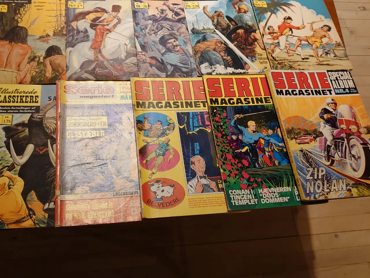 Billede 7 - 55 stk gamle seriemagasiner/tegneserier.