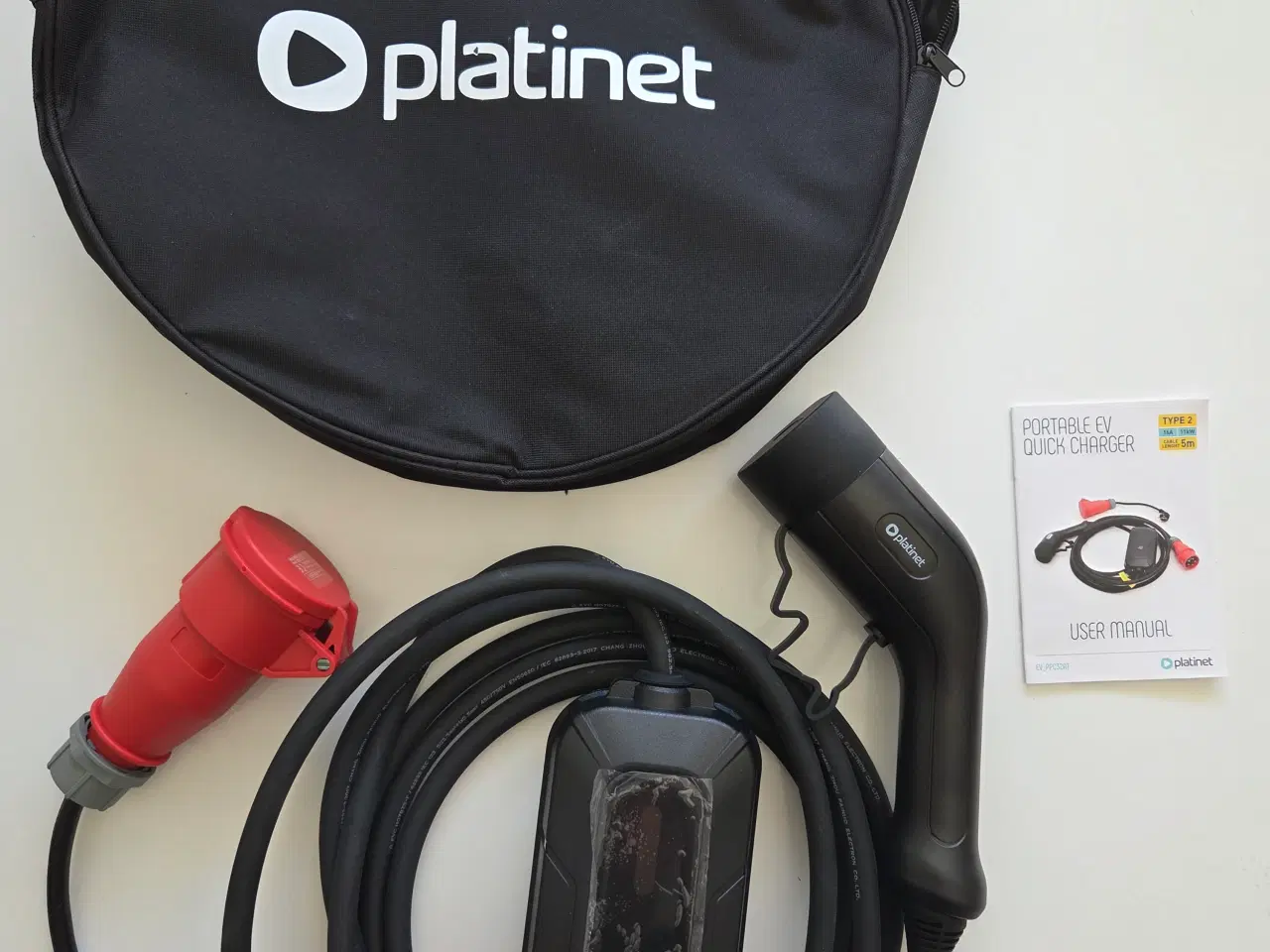 Billede 1 - Platinet ladekabel, Type 2, 16A, 11kw, 5m (nyt)