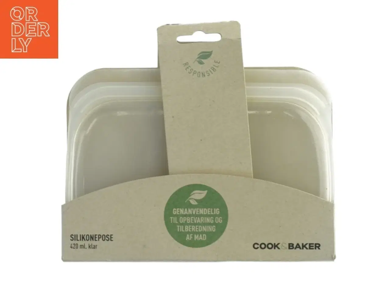 Billede 1 - Genanvendelig silikonpose fra Cook & Baker (str. 420 milimeter)