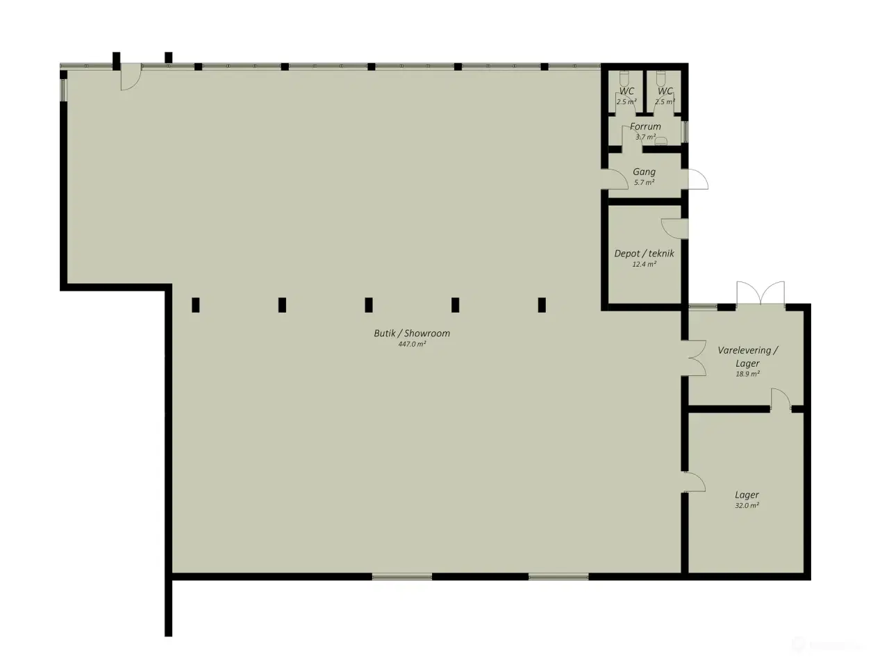 Billede 8 - Butik med stor synlighed til leje – Vejlevej 359C